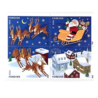 Santa and Sleigh, 100 Pcs