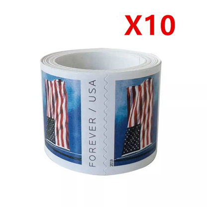 U.S. Flag 2019 10 Rolls