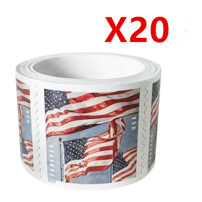 U.S. Flag 2022 20 Rolls