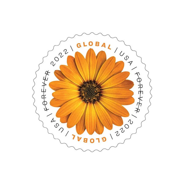 Global African Daisy Stamps（International ＄1.45）