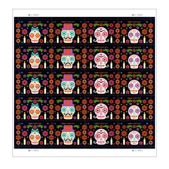 Day of the Dead Forever Stamps